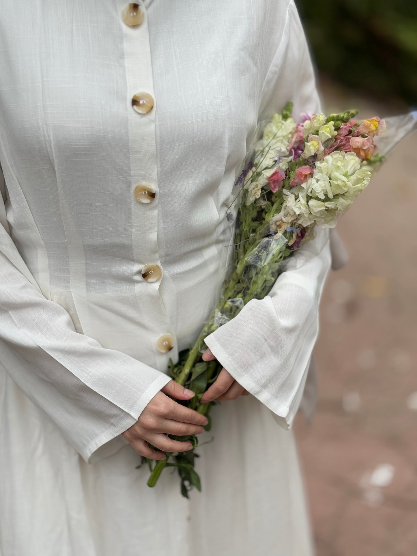 Buttoned Dress